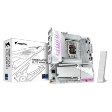 GIGABYTE B860M AORUS ELITE WIFI6E ICE LGA1851 Micro ATX Motherboard