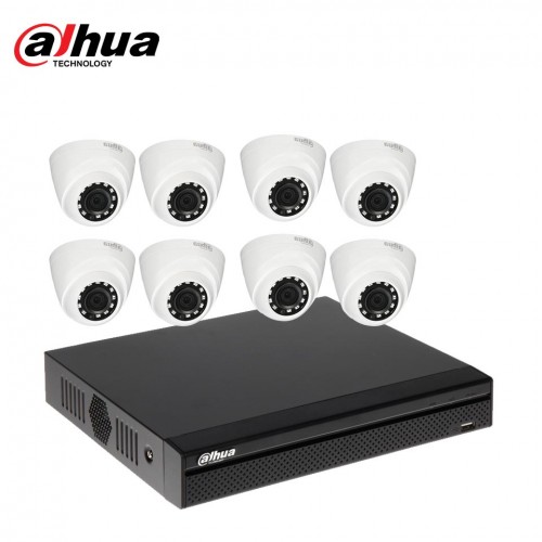 Dahua 8 unit Cc camera package with Monitor