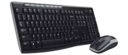 Logitech mk260r Wireless Keyboard Mouse Combo - Black - Image 1