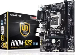 GIGABYTE GA-H110M-DS2V DDR4 Motherboard - Image 1