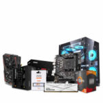 Desktop - AMD Ryzen 5 5500 Processor and MSI A520M-A Pro AMD Motherboard