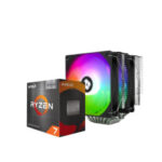 COMBO with Ryzen 7 5700X 3D Processor and Thermalright Phantom Spirit 120 SE ARGB CPU Cooler