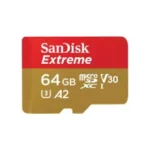 SanDisk Extreme 64GB 170mbps microSDXC UHS-I Memory Card (SDSQXAH-064G-GN6MN)