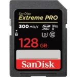 SanDisk Extreme PRO 128GB 300mbps SDXC UHS-II Memory Card (SDSDXDK-128G-GN4IN)