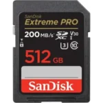SanDisk Extreme PRO 512 GB SDHC And SDXC UHS-I Memory Card