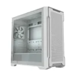 Gigabyte C102 Glass Ice Mid Tower White Micro ATX Gaming Desktop Casing