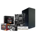 Desktop - AMD Ryzen 5 2400G Processor & MSI B450M-A PRO MAX II AM4 mATX Motherboard PC Combo