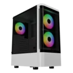 Gamdias TALOS E3 CG WH ARGB ATX Mid-Tower Gaming Casing
