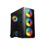 Value-Top MANIA X6 E-ATX Mid Tower Black Gaming Casing