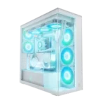 Arctic Xtender VG E-ATX Mid Tower Casing White With Vertical GPU Mounting Kit