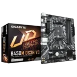Gigabyte B450M DS3H V3 AMD AM4 Micro ATX Motherboard